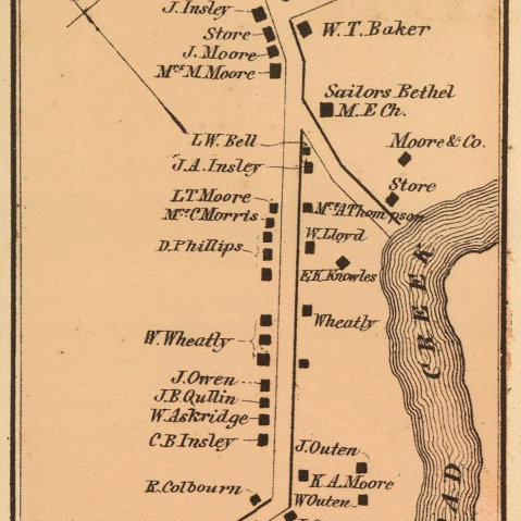 1868-Beers-map-of-Lewisville-bethel-best-479×620 1868 beers map of lewisville bethel best 479x620