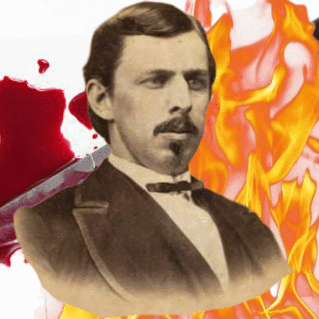 West with knife and fire background 930x620