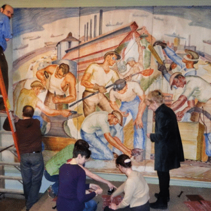 Walter pyle mural at claymont clean 600x425