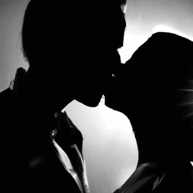Couple kiss bw boy in background 930x620